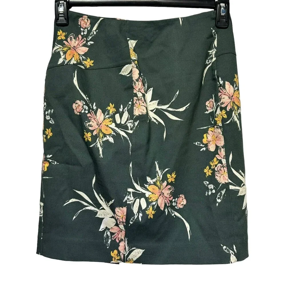 Lysse Women's Charity Tropical Floral Straight Pencil Skirt Size MP